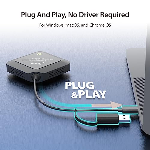 j5create Wireless Extender for USB Webcam, Microphones, or Speakers, Ideal for Streaming & Conferencing, No USB Mouse/Keyboard Compatibility (JVW120)