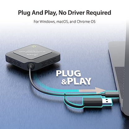 j5create Wireless Extender for USB Webcam, Microphones, or Speakers, Ideal for Streaming & Conferencing, No USB Mouse/Keyboard Compatibility (JVW120)