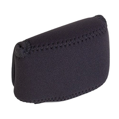 OP/TECH USA Soft Pouch – Compact digital camera case, lightweight accessories pouch, sleek neoprene sleeve for DSLR, perfect for backpacks & travel – durable protection in style D-Micro | Black - color: Black, style: D-micro