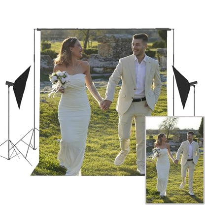Custom Backdrop Personalized Backdrop with Photo Text Logo,Customized Backdrop Banneror Photography,Customize Gift for Christmas,Birthday,Wedding,Graduation,Valentine's Day,4x6FT - size: 4x6FT