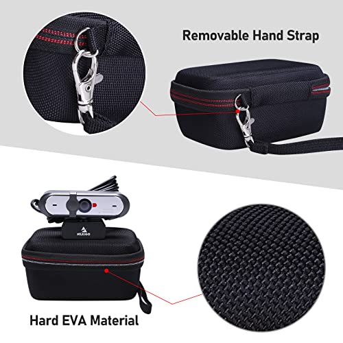 XANAD Webcam Case for Logitech/NexiGo/Anker HD 1080P Webcam，fit Logitech C920/ C930e/C922 /C270/NexiGo N60/NexiGo N930AF - Carrying Organizer Storage Bag