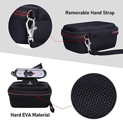 XANAD Webcam Case for Logitech/NexiGo/Anker HD 1080P Webcam，fit Logitech C920/ C930e/C922 /C270/NexiGo N60/NexiGo N930AF - Carrying Organizer Storage Bag