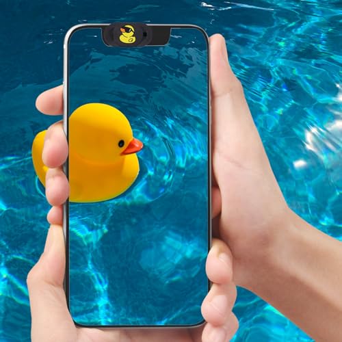 Laptop Camera Cover Slide Webcam Cover for Privacy Fits for Mini PC, PC, Surface, Tablet, Desktop Computer, Smart phone - 3 Packs, Cool Duck - color: Duck