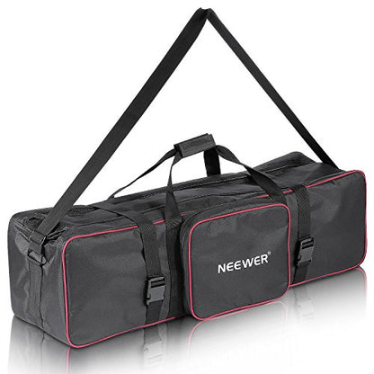 Neewer® 35"x10"x10"/90 x 25 x 25 cm Photo Studio Equipment Large Carrying Bag with Strap for Tripod Light Stand and Photography Lighting Kit(CB-05) - style: 30"x10"x10"/Black+red