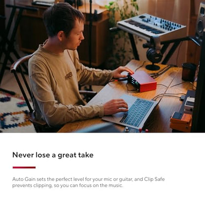 Focusrite Scarlett 4i4 4th Gen USB Audio Interface, for Musicians, Songwriters, Guitarists, Content Creators — High-Fidelity, Studio Quality Recording, and All the Software You Need to Record - style: Scarlett 4i4