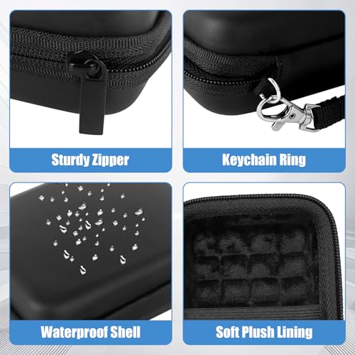 Hard Drive Case, Portable External Hard Drive Case Protective Storage Case | Shockproof Travel Tech Organizer Pouch with SD Card Slots, Mesh Cable Pocket, Electronic Storage Bag for Passport Hard Drives