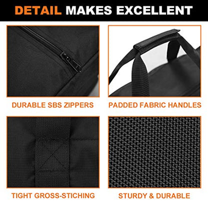 COOLBEBE 42" Sports Duffle Bag - 150L Extra Large Travel Duffel Luggage Bag with Upgrade Zipper, Sturdy & Water Resistant, Black - size: 42" x 15" x 15"
