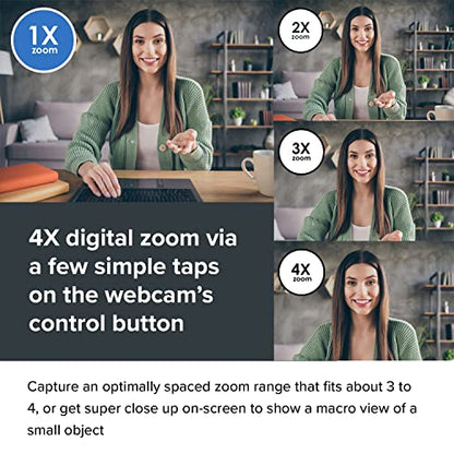 Creative Live! Cam Sync V3 2K QHD USB Webcam with 4X Digital Zoom (4 Zoom Modes from Wide Angle to Narrow Portrait View), Privacy Lens, 2 Mics, for PC and Mac… - style: 2K QHD with SmartComms Kit