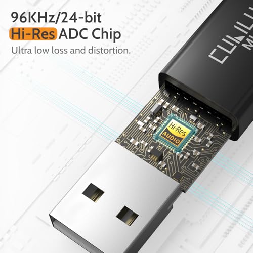 Cubilux Mini USB Microphone, Unidirectional USB A Lavalier MIC for PC Computer Laptop, External Small Clip-On Lapel Collar MIC for Zoom Meeting Skype Dictation Singing Recording, 4 Feet