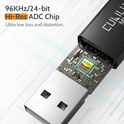 Cubilux Mini USB Microphone, Unidirectional USB A Lavalier MIC for PC Computer Laptop, External Small Clip-On Lapel Collar MIC for Zoom Meeting Skype Dictation Singing Recording, 4 Feet