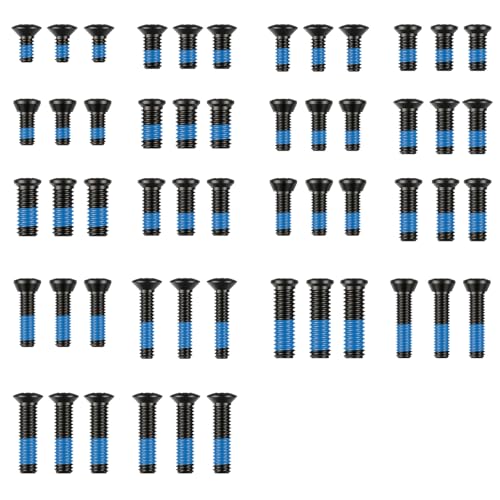 VOTATU Red Dot Sight Mounting Screws Set – 54 pcs (18 Sets) Compatibel with RMR Screws Include #6-32, #4-40, #6-40, M3 M3.5 M4,Gunsmithing Screws 3 Pcs in Each Set with DIY Options for Optics Mounting