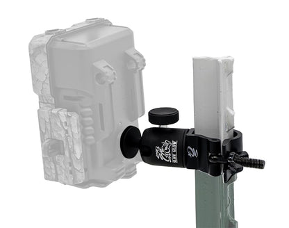 Slow Glow Maverick T-Post Camera Mount for Trail Cameras and Solar Panels 360° Adjustable Ball Head for the Perfect Angle