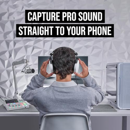 RØDE PodMic USB Dynamic Broadcast Microphone with XLR and USB Connectivity for Podcasting, Streaming and Content Creation (White) - color: PodMic USB White