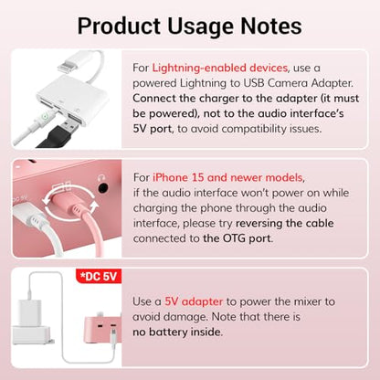 TONOR ASMR Microphone Equipment Bundle With Audio Interface, Immersive 3D Stereo, Dual Condenser Mics With Mixer, Clear Sound, Volume Control, Furry Windscreens, ASMR Starter Pack, Pink - color: Pink