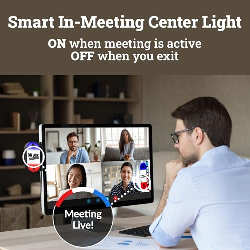 Busy Light for The Office, Zoom, Streams Meet, Webex, etc., Mac & PC - style: Vertical