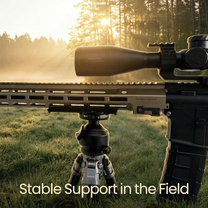 MLOK Arca Rail Adapter, Quick Release Dovetail Plate Compatible with Arca-Swiss & RRS Tripod Heads, CNC Aluminum Bipod & Tripod Mount for Hunting (ML-140)