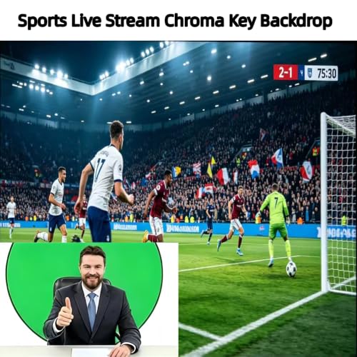 Portable 57 Inch Matte Green Screen with Adjustable Stand, Wrinkle-Proof Chroma Key Backdrop for Live Stream, Zoom Calls, Video Shooting & Gaming
