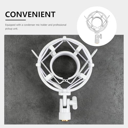 ERINGOGO Microphone Shock Mount: Anti Shock Mic Holder Bracket - Anti-Vibration Suspension Mount Holder Clip for Diameter 47mm-52mm Microphone
