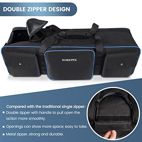 YOREPEK Tripod Carrying Case Bag 40.5", Resistant Light Stand Bag with 2 Protective Pads, Photo Studio Equipment Case fit Tripods Manfrotto, Monopods, Speaker Stands, Umbrellas, Accessories, Travel - color: 40.5*9.5*9.5