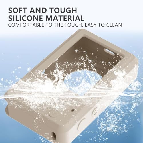 Case for Kodak PIXPRO FZ55,FZ55 accessories,Soft Silicone Protective Case,Comes with 2 Screen Protectors and 1 Wrist Strap - Off white - color: Off white