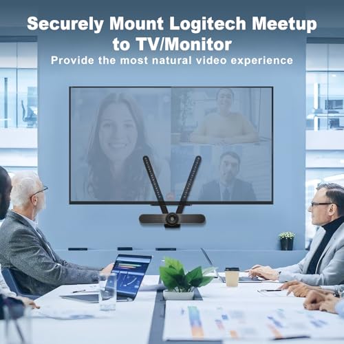 939-001498 TV Mount for Logitech MeetUp HD Video and Audio Conferencing System, TV Mount Compatible with Logitech MeetUp, VESA Standard with Alternating 8mm and 6mm Holes, Part Number 939-001498