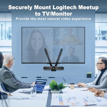939-001498 TV Mount for Logitech MeetUp HD Video and Audio Conferencing System, TV Mount Compatible with Logitech MeetUp, VESA Standard with Alternating 8mm and 6mm Holes, Part Number 939-001498
