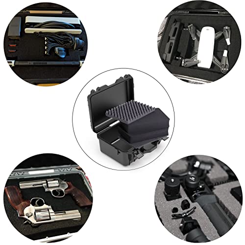 Ant Mag Waterproof Hard Case with Customizable Foam - Large Interior 16.9"x11.4"x7.25" - Heavy Duty Storage & Travel Case for Professional Equipment, Tools, Camera, Drone - style: 16.9*11.4*5.7in/18liter