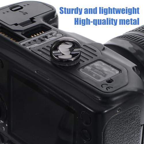 Skrfren 1/4" Camera Neck Strap Screw Holder, 2PCS 1/4-20 Quick Install Metal Screws Connecting Adapters with Rubber Washer for Quick Release or Installation of Wristband Sling