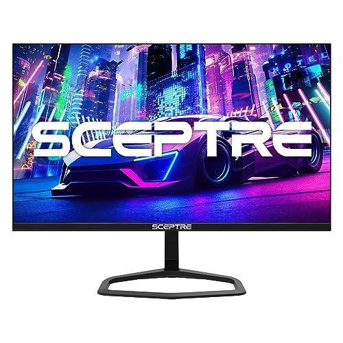 Sceptre 27-inch 240Hz Gaming Monitor 1ms 99% sRGB AMD FreeSync Premium DisplayPort x2 HDMI x2 Build-in Speakers, Machine Black (E278B-FWD240) - style: 27" 240HZ DP X2
