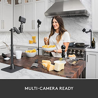 Logitech Mevo Start Wireless Live Streaming Camera For Creators with Signature Series Case - 1080p HD Video with App Control, Stream Via LTE or WiFi, Multi-Cam Compatible, Internal Mics - 3 Pack