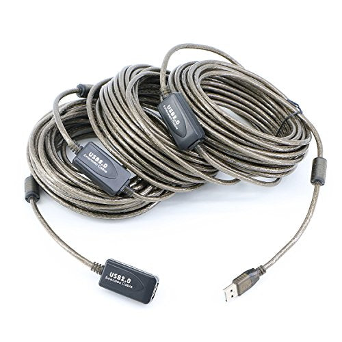 USB 2.0 A Male to A Female Extension Cable High Speed 480 Mbps (100 Feet) - size: 100 Feet