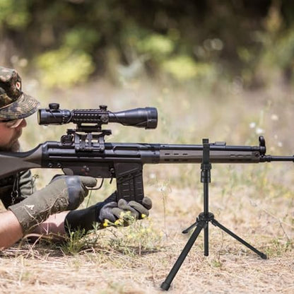 HUNTPAL Portable Shooting Stick Tripod Gun Rest | Portable, Adjustable Height, Compact Aluminum Construction, For Range Table Shooting Target Practice - color: Tripod-690: 18"-52"