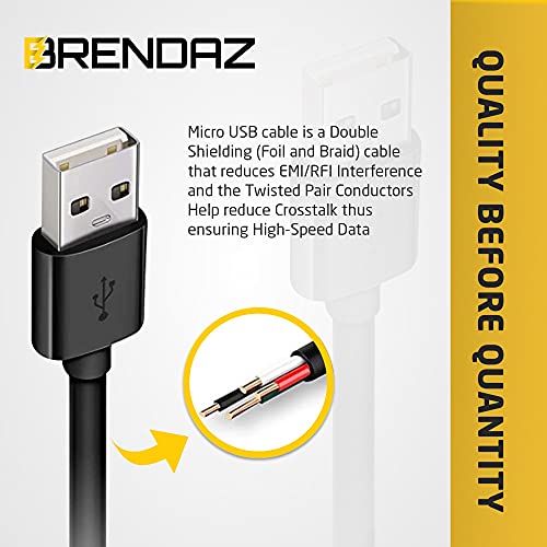 BRENDAZ 15-Ft USB 2.0 Type A Male to Micro Type B Male Cable Compatible with Nikon UC-E20 Cable and w/ D3500, D5600, D7500 DSLR and Z 50 Mirrorless Digital Camera (15-Feet)