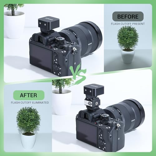 Flash hot Shoe C-N2 Hot Shoe Riser, hot Shoe Converter to Flash hot Shoe Base, Universal and Compatible with zeniko ZF04 ZF08 Ulanzi F12 Godox im20 im30 and telephoto Lens