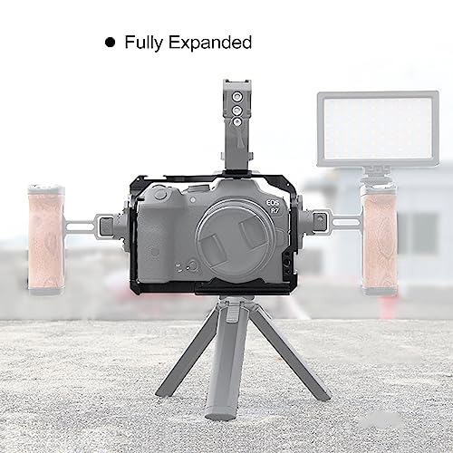 EOS R7 Camera Cage, EOS R7 Cage for Canon EOS R7 Camera Case Camera Rig Cold Shoe