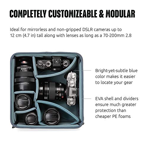 Shimoda Core Unit Medium Mirrorless V2 Modular Camera Insert, EVA Protective Divider System, Side-Access Compatible Storage for Outdoor Photography Backpacks, Adventure Travel Gear Protection | Eva-Laminated Protective Dividers, Side-Access Compatible, Mo
