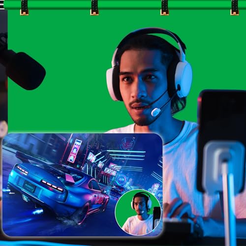 Green Screen Backdrop Kit, 6.5x5 Ft FT T-Shape Stand for Photography | Portable Green Screen Kit,4 Clamps, Carrying Case for Video Recording, Live Streaming, Gaming and Zoom Meetings - size: 6.5ft x 5ft