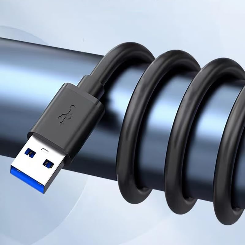 2 Pack 1.65FT USB 3.0 Extension Cables Type A Male and Female Extension Cables can Withstand Fast Data Transfer and are Compatible with Keyboards, mice, Hard Disk Drives, USB hubs, and More.