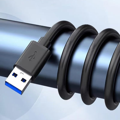 2 Pack 1.65FT USB 3.0 Extension Cables Type A Male and Female Extension Cables can Withstand Fast Data Transfer and are Compatible with Keyboards, mice, Hard Disk Drives, USB hubs, and More.