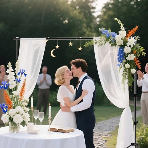 Photo Backdrop Stand, 10x9ft(WxH) Adjustable Photography Backdrop Stand, Aluminum Alloy Studio Photo Background Stand Support System for Party, Wedding, Photography, Advertising Display - size: 10x9ft(WxH)