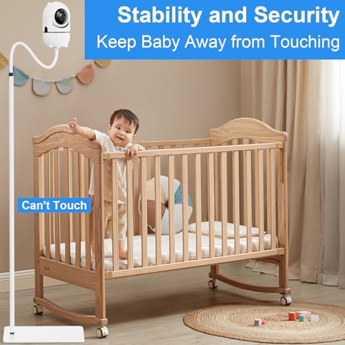 Baby Monitor Floor Stand Holder Mount for Hellobaby HB6550 HB65/HB66/HB248, Nanit Pro & Flex Stand, Momcozy,VTech VM901/VM819/RM7764 Baby Camera Monitor,Adjustable Height Flexible Baby Monitors Holder - size: Floor Stand Mount