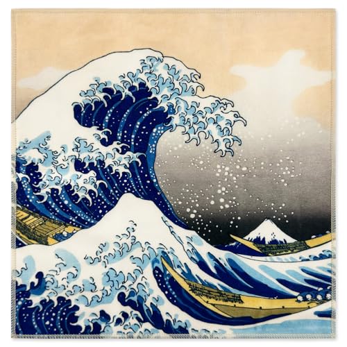 Large Microfiber Cleaning Cloths [5 Pack] – Classic Art “The Great Wave Off Kanagawa” Design, Premium Lens Cleaning Cloth for Cameras, Glasses, Screens & Electronics - color: The Great Wave Off Kanagawa, size: 5 Pack