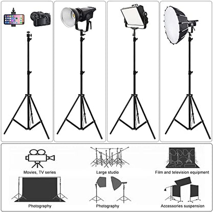 Heavy Duty Light Stand 9.5ft, Aluminum Alloy Lights Stand Spring Cushioned Adjustable Photo Video Lighting Stand, Photography Studio Tripod Stands for Flash LED Video Lights, Ring Lighting, Softboxes - size: Light Stand KT2