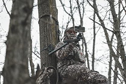 Fourth Arrow Camera Mounting Arm for Filming Hunts - Fourth Arrow Baton 2.0 Beginner Arm with Video Head for Small Cameras & Cell Phones, Lightweight & Durable, Easy to Use, Wide Range of Motion