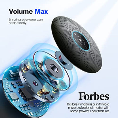 Bluetooth Speakerphone - eMeet M2 Max Professional Conference Speaker and 4 Directional Mics for up to 15 People Business Conference Calls High Volume Noise Reduction Daisy Chain Dongle Home Office - style: M2max-15 People