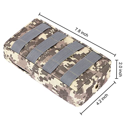 3 Pack Molle Pouch Combo Water Bottle Pouch Holder Tactical Molle Pouches Compact Utility Waist Bag Pack - color: Combo D:ACU