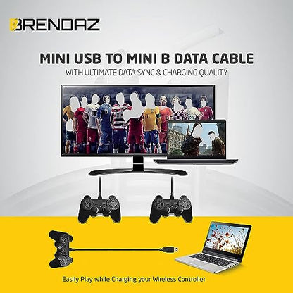 BRENDAZ 15ft. Mini USB Cable Compatible with Canon EOS 7D DSLR Camera (15-Feet)