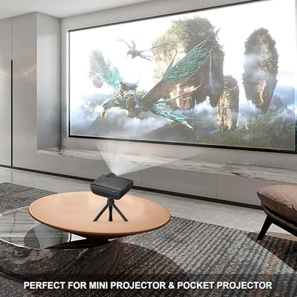JCWINY Mini Projector Stand - Table Top Tripod with Tilt Angle Adjustable Small Tripod for Projectors, Cameras, DSLR, Smartphones