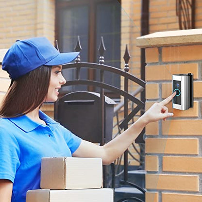 RIOVO Adjustable 30 to 55 Degree Doorbell Angle Mount Compatible with Video Doorbell Wired/Pro and Blink Video Doorbell, Replacement Angle Adjustment Adapter Mounting Bracket Wedge Kit