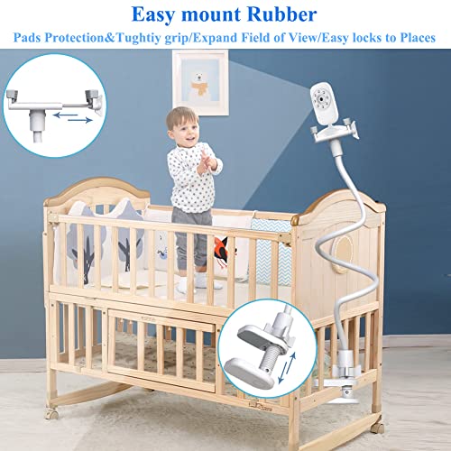 Baby Camera Monitor Mount Flexible Holder Stand Compatible with Momcozy,HelloBaby HB6550/HB65/HB66/HB6560/iFamily,Blemil,GoodBaby,OKAIDI,ANMEATE, Infant Optics Cameras and with 1/4" Baby Cameras Stand - size: 1 Count (Pack of 1)